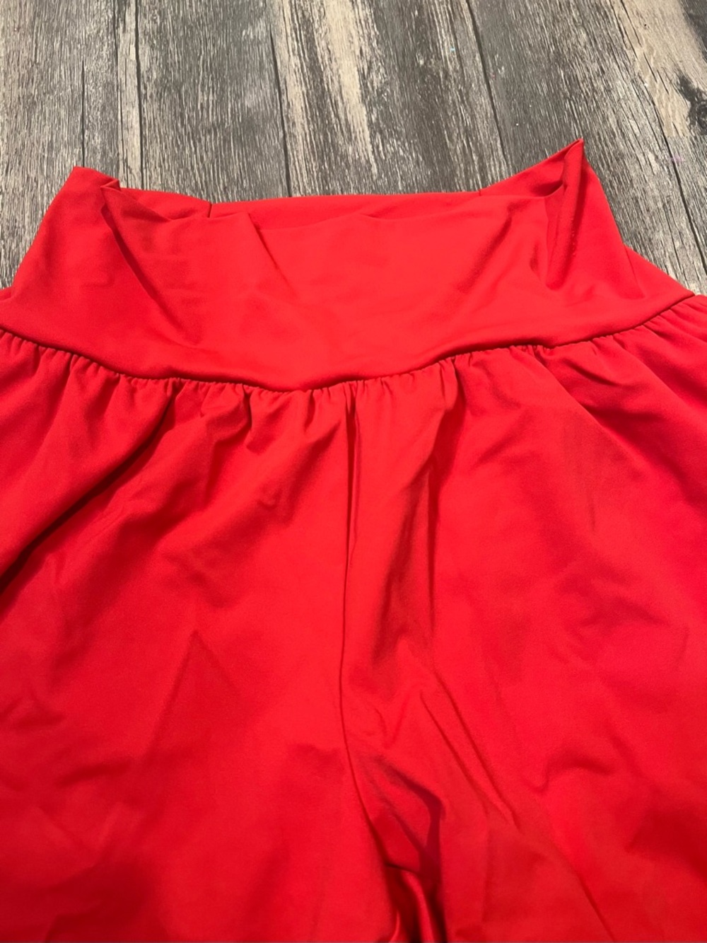 Halara SoftlyZero Airy Yoga Shorts Salsa Red High Waisted Cool Touch Fully Lined - Picture 5 of 8